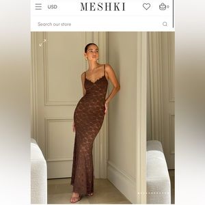 Beautiful Lace Maxi Dress from Meshki